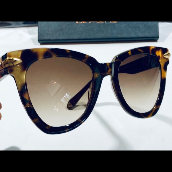 La Matta Sunglasses Havana Brown Gradient New 54mm - Picture 4 of 8